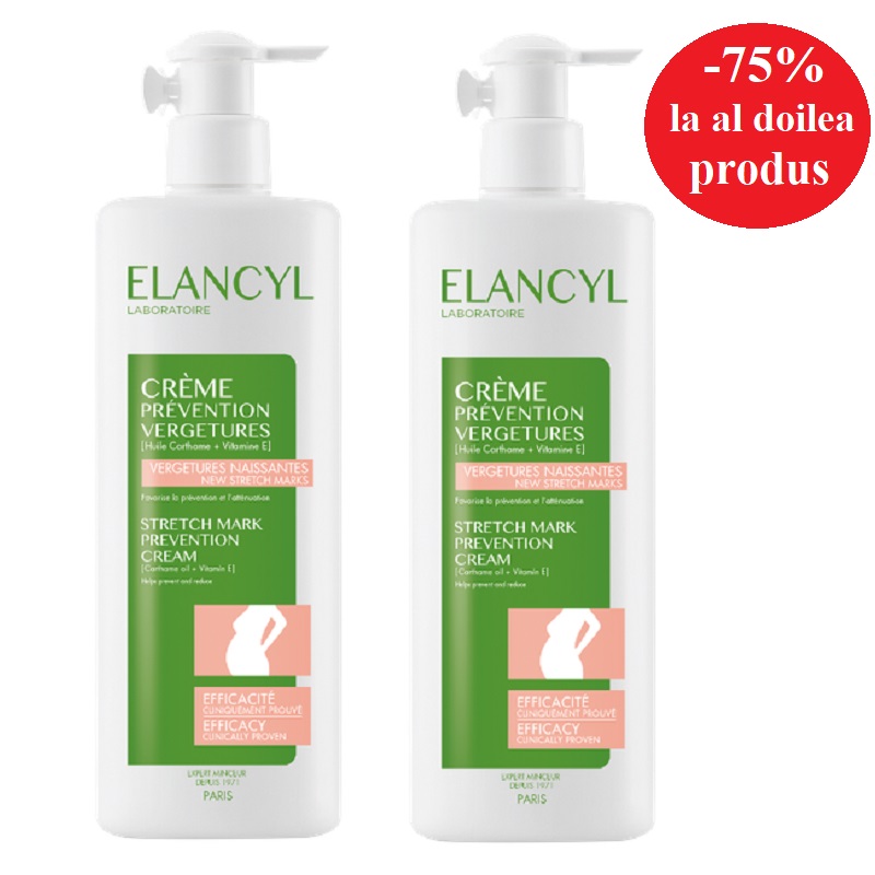 Pachet crema impotriva vergeturilor, 2x500 ml, Elancyl