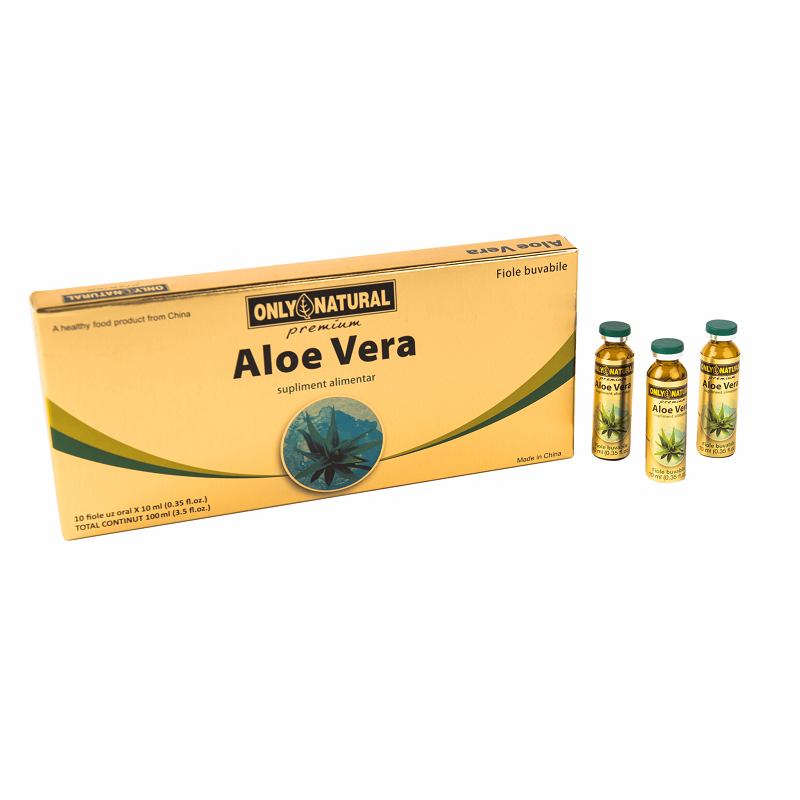 Aloe Vera, 10 fiole, Only Natural