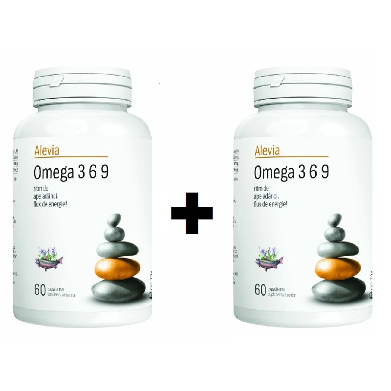 Pachet Omega 3 6 9, 60+60 capsule, Alevia