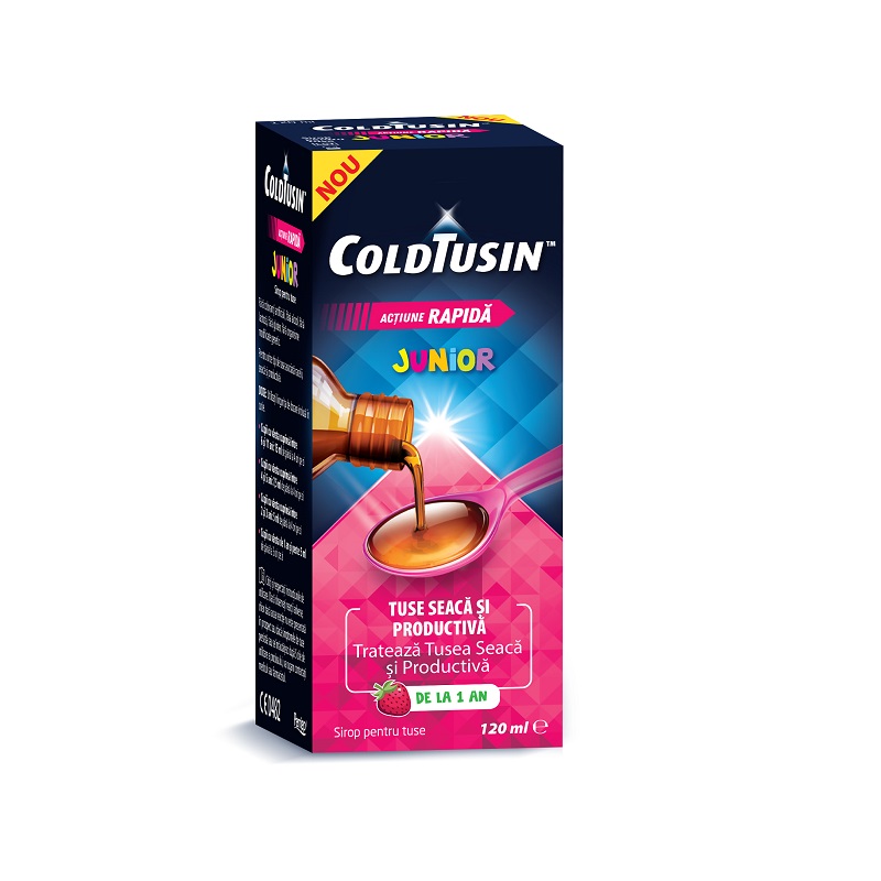 Sirop ColdTusin Junior, 120 ml, Omega Pharma