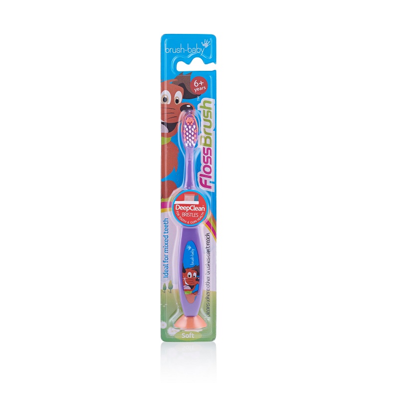 Periuta de dinti Flossbrush, +6 ani, Brush Baby