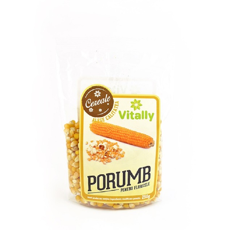 Porumb pentru floricele, 250 g, Vitally