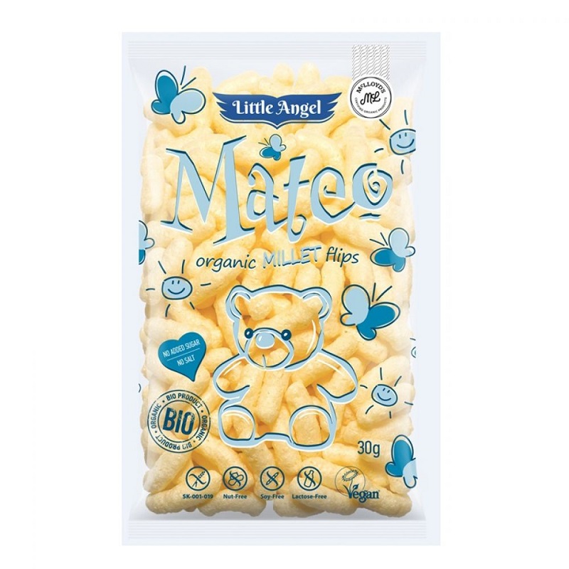 Pufuleti Bio din Mei Mateo, 30 gr, Little Angel