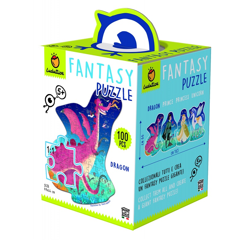 Puzzle Lumea Fantastica, Dragon, Ludattica