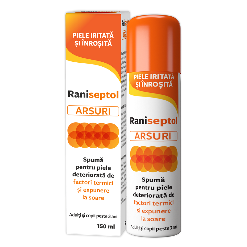 Raniseptol Arsuri Spuma, 150 ml, Zdrovit