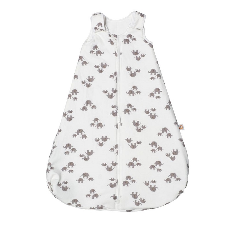 Sac de dormit din bumbac, Clasic Elephant, 0-6L, 2,5 TOG, Ergobaby