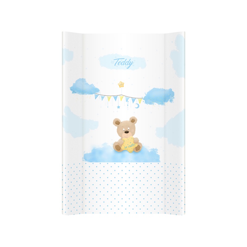 Salteluta de infasat cu intaritura Teddy Blue, 50x70 cm, Klups