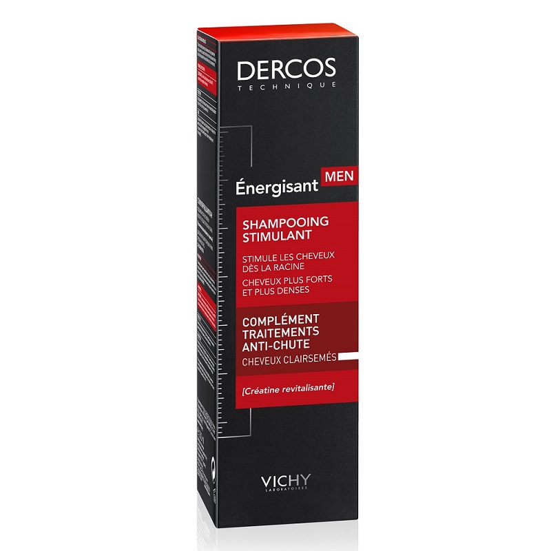 Sampon energizant pentru barbati cu Aminexil, Dercos, 200 ml, Vichy