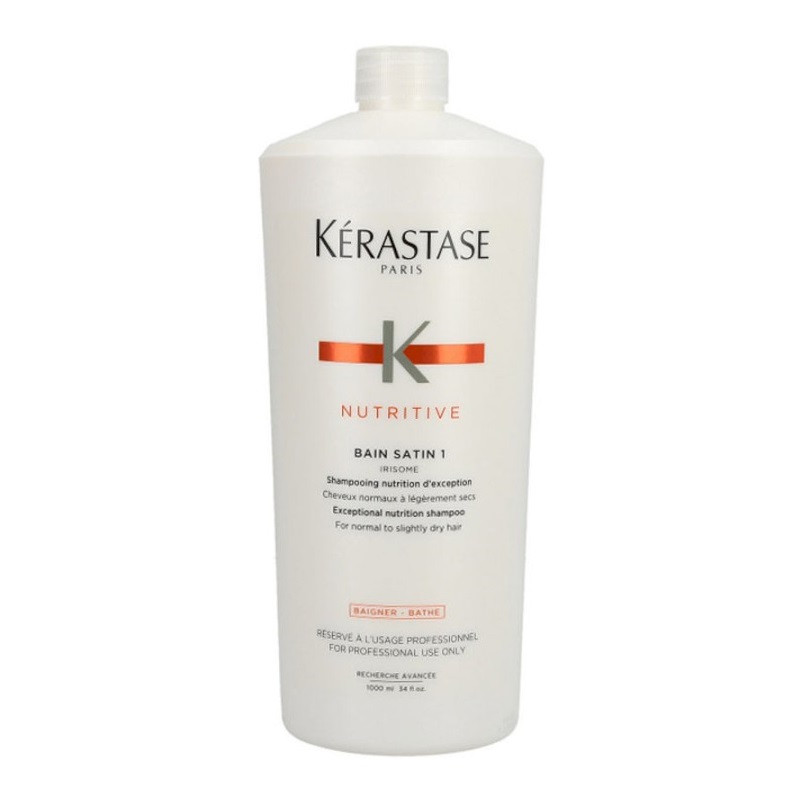 Sampon pentru par normal sau uscat Nutritive Irisome Bain Satin 1, 1000 ml, Kerastase