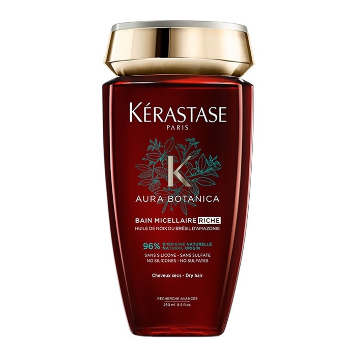 Sampon pentru par uscat, sensibilizat Aura Botanica Bain Micellaire Riche, 250 ml, Kerastase