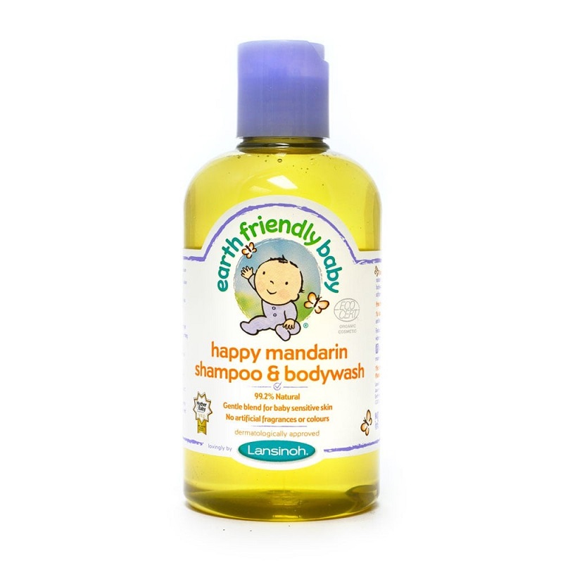 Sampon si gel de dus cu mandarine Baby, 250 ml, Earth Friendly