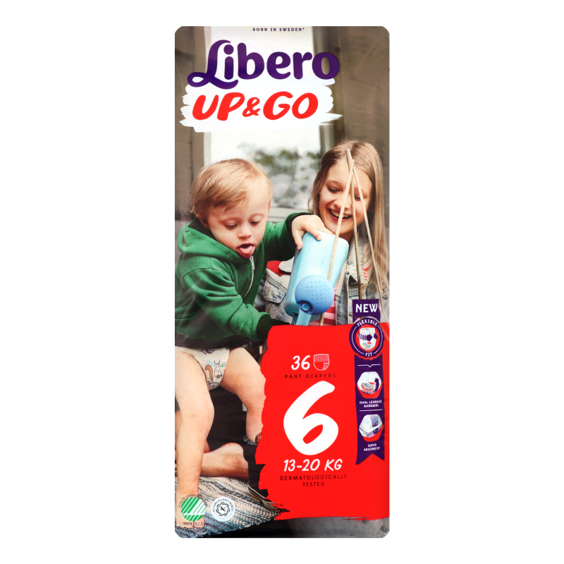 Scutece Chilotei Up&Go 13-20 kg, 36 buc, Libero