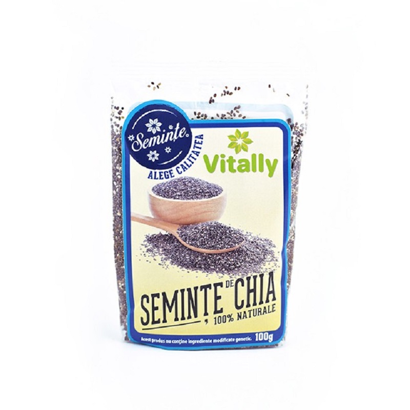 Seminte de chia, 100 g, Vitally