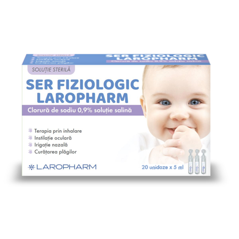 Ser fiziologic, 20 unidoze x 5 ml, Laropharm