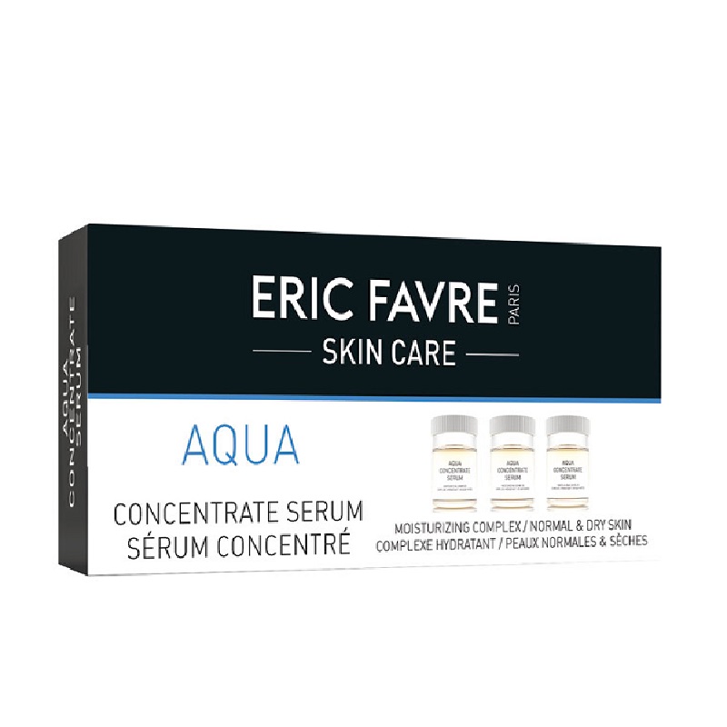 Ser hidratant concentrat Aqua, 10 fiole, Eric Favre 