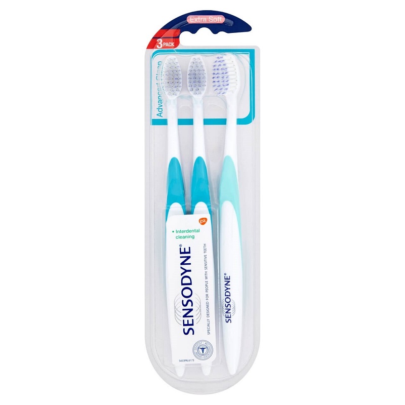 Set 3 periute de dinti, Advanced Clean, Sensodyne