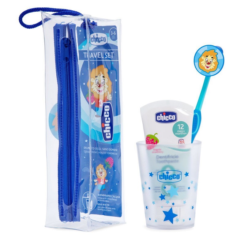 Set igiena orala albastru, 36 luni+, 0854320, Chicco