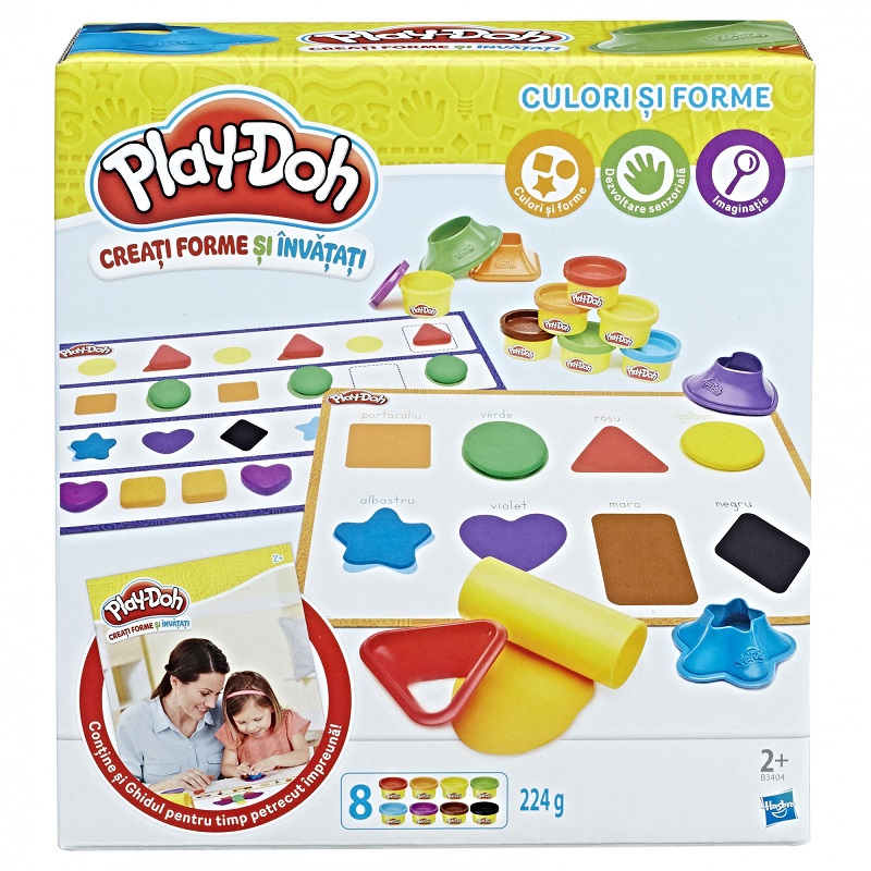 Set Play Doh, Culori si Forme, HBB3404, Hasbro