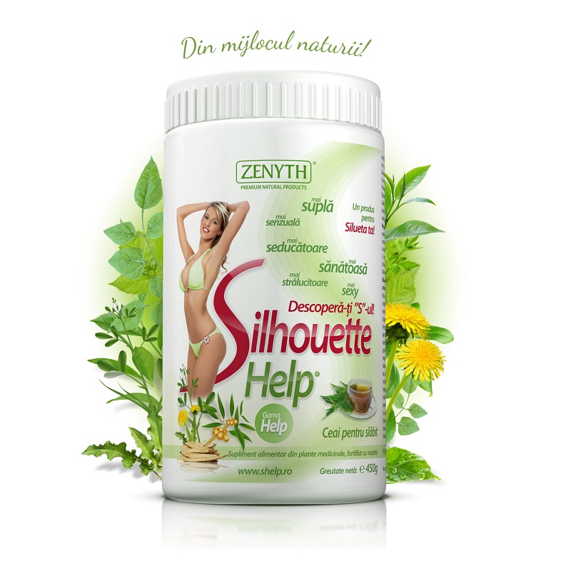 Silhouette Help ceai pentru slabit, 450 gr, Zenyth