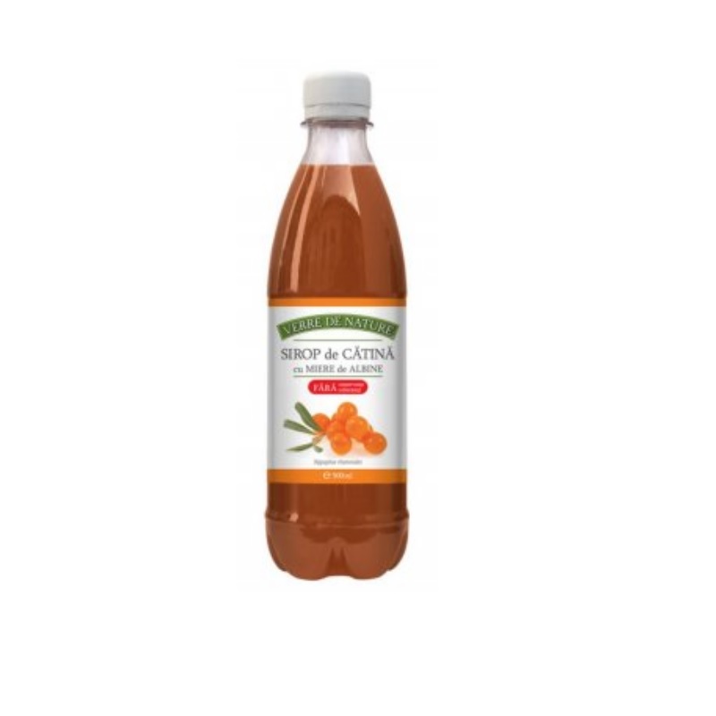 Sirop de catina si miere de albine, 500 ml, Verre De Nature