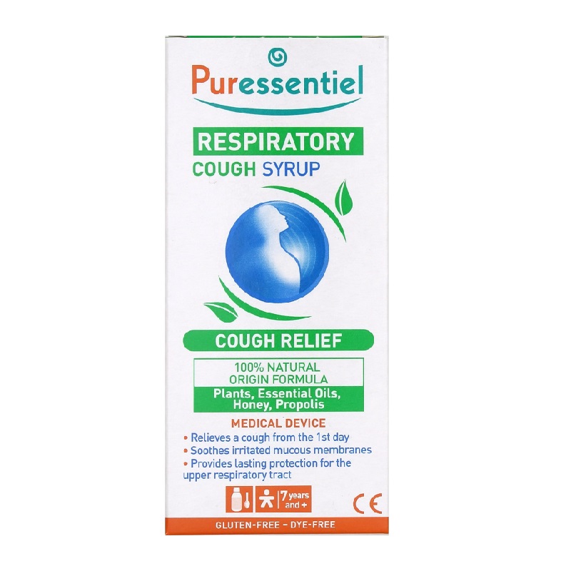 Sirop de tuse Respiratory, +7 ani, 125 ml, Puressentiel