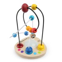Jucarie cu bile din lemn Hape Color Mixer, Baby Einstein