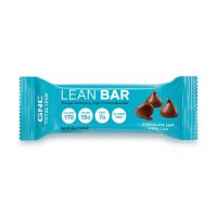 Baton proteic cu fibre si fulgi de ciocolata Lean Bar, 48 g, GNC