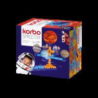 Joc educativ Space, Gandeste, Construieste, Roteste, 131 piese, Korbo