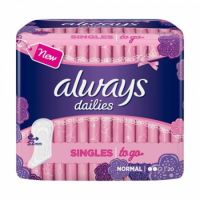 Absorbante Dailies Singles To Go, 20 bucati, Always