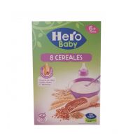 8 Cereale fara lapte, +6 luni, 500 g, Hero Baby