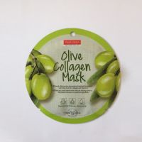Masca tratament din celuloza naturala reintinerire cu ulei de masline, colagen si vit.E, 18g, Purederm