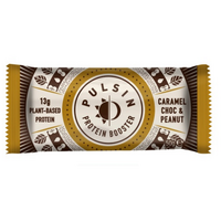 Baton proteic cu caramel, arahide si ciocolata, 50g, Pulsin