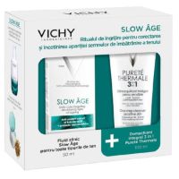 Slow Age Fluid Zilnic 50ml + Demachiant 3in1 Purete Thermale 100ml, VRO01391, Vichy