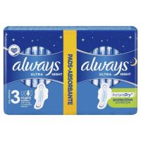 Absorbante Duo Pack Ultra Night, Marimea 3, 12 bucati, Always