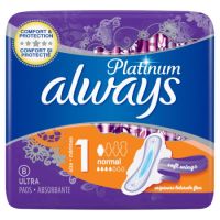Absorbante Platinum Normal, Marimea 1, 8 bucati, Always