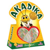 Akadika acadele Propolis C cu aroma de portocala, 10 buc, Fiterman Pharma