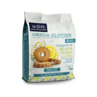 Biscuiti Bio fara gluten cu lamaie, 250 g, Sottolestelle