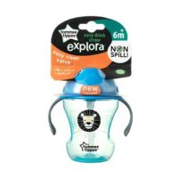 Cana Explora Easy Drink  cu pai, 230 ml 6 luni+, TT0077 Leu albastru, Tommee Tippee