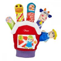 Manusa cu marionete, Ferma de animale, 3-24luni, Chicco 