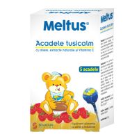 Meltus LolliTus acadele pentru tuse, 5 buc, Solacium Pharma