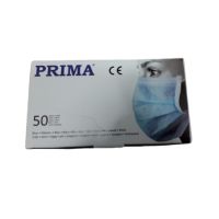 Masti chirurgicale, 3 straturi, cu elastic, 50 bucati, Prima