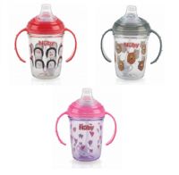 Pahar tritan stop picatura cu manere, 360 ml, 10446, Nuby