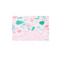 Paturica tropic doua fete, 75x120 cm, Roz, Fillikid