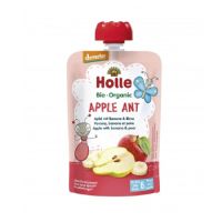 Piure Eco cu mere, banane si pere, 100 g, Holle