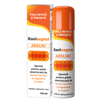 Raniseptol Arsuri Spuma, 150 ml, Zdrovit