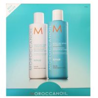 Oferta pachet Sampon si Conditioner reparator, MRSC10G2RO, 10 ml, Moroccanoil