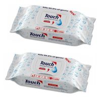 Servetele Antibacteriene classic, 70 buc, 1+1, Touch