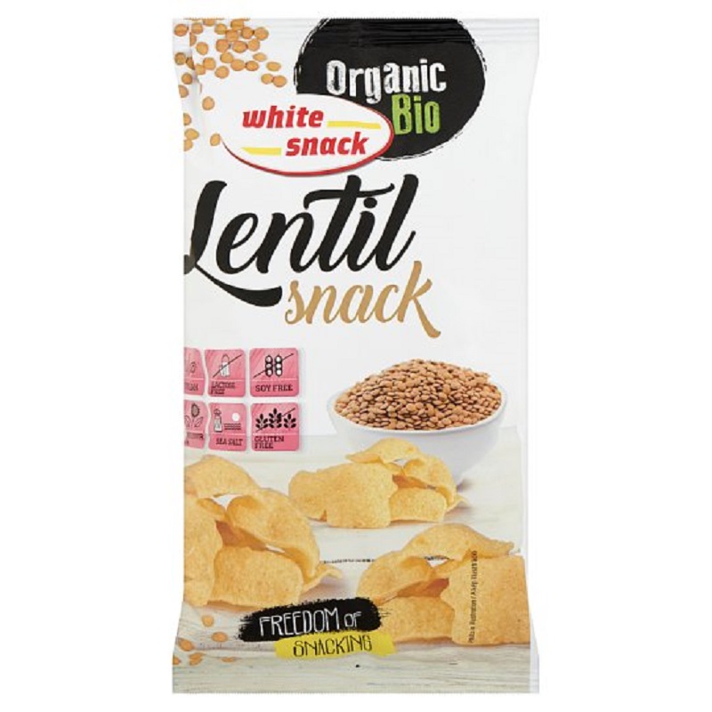 Snacks din linte Bio, 45 g, White Snack