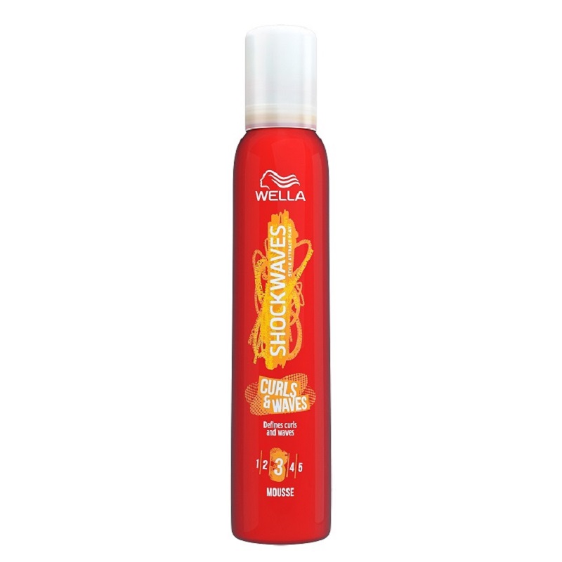 Spuma de par Curls & Waves, 200 ml, Wella Shockwaves