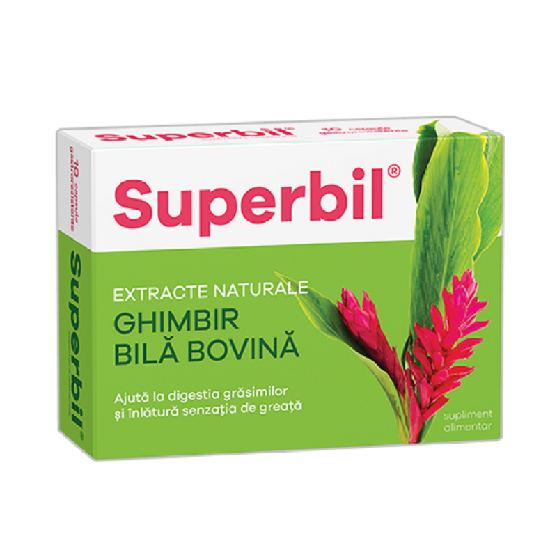 Superbil, 10 capsule gastrorezistente, Fiterman Pharma